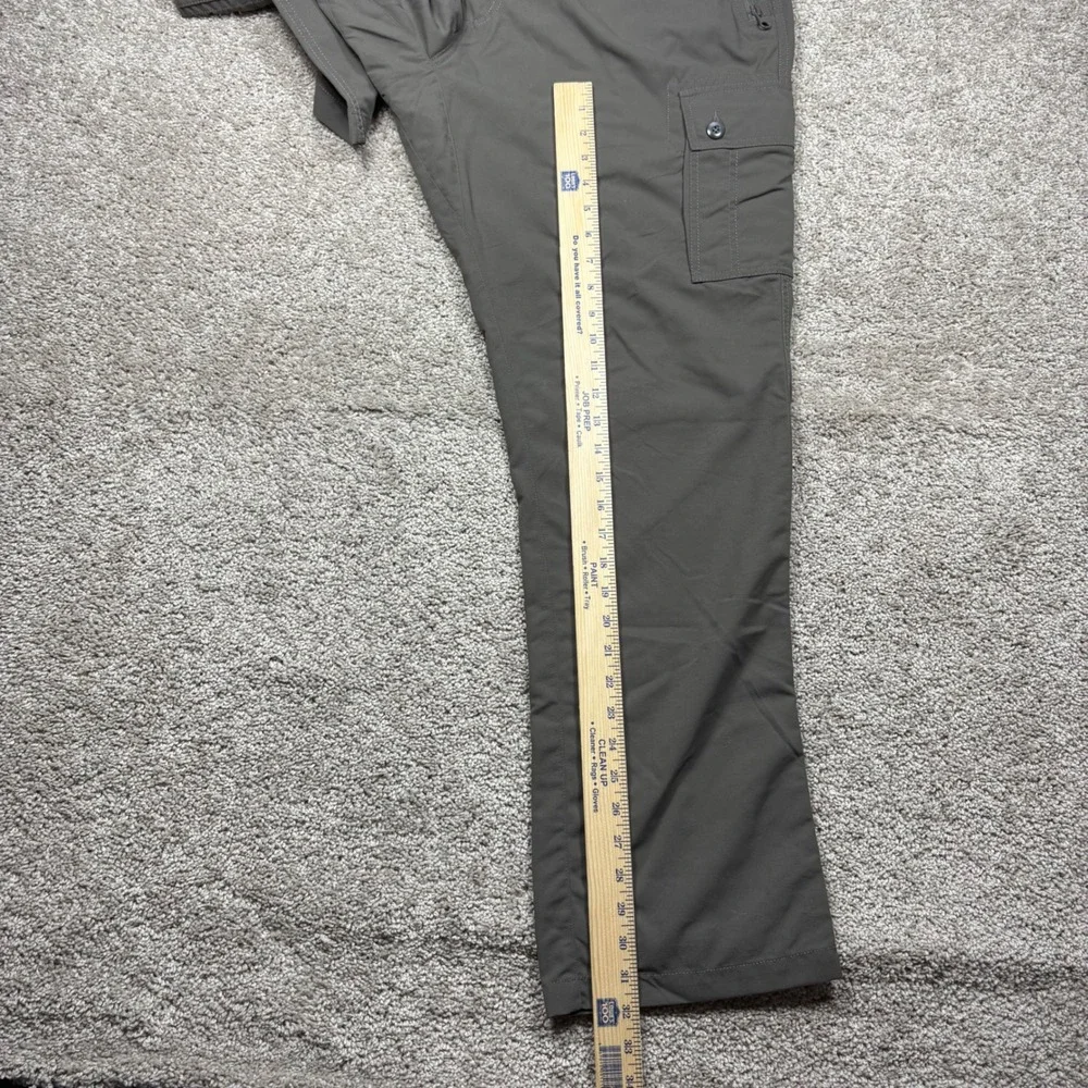 Clothing Arts P^cubed Pick-Pocket Proof Travel Cargo Pants Mens 38x32 Olive Gray